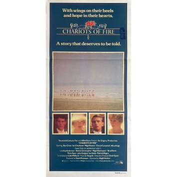 CHARIOTS OF FIRE Original Movie Poster- 13x30 in. - 1981 - Hugh Hudson, Ben Cross