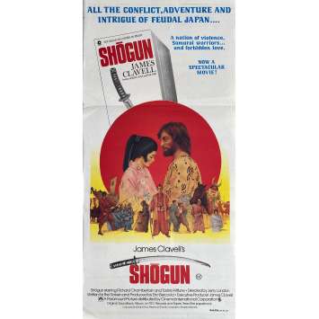 SHOGUN Affiche de film- 33x78 cm. - 1980 - Toshiro Mifune, Jerry London
