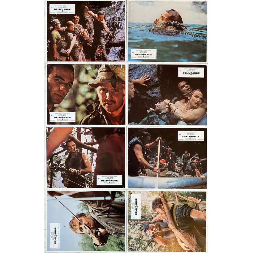 DELIVRANCE Photos de film x8 - 21x30 cm. - 1972 - Burt Reynolds, John Boorman