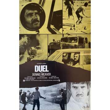 DUEL Original Herald 4 pages - 10x12 in. - 1971 - Steven Spielberg, Dennis Weaver