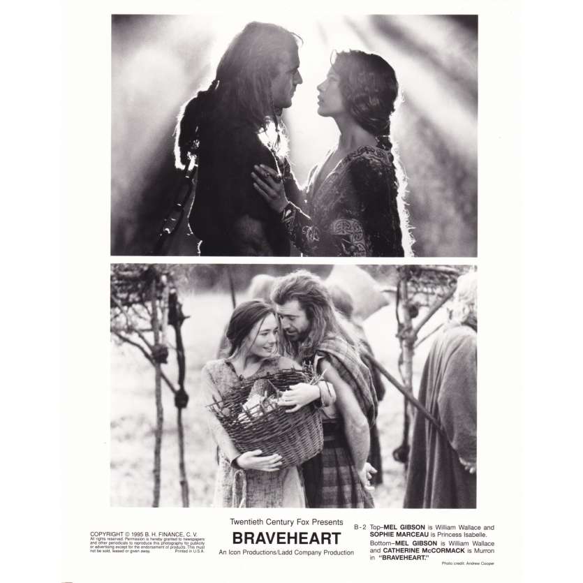 BRAVEHEART Original Movie Still B-2 - 8x10 in. - 1995 - Mel Gibson, Patrick McGoohan