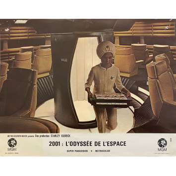 2001 A SPACE ODYSSEY Original Lobby Card N01, Set B - 9x12 in. - 1968 - Stanley Kubrick, Keir Dullea