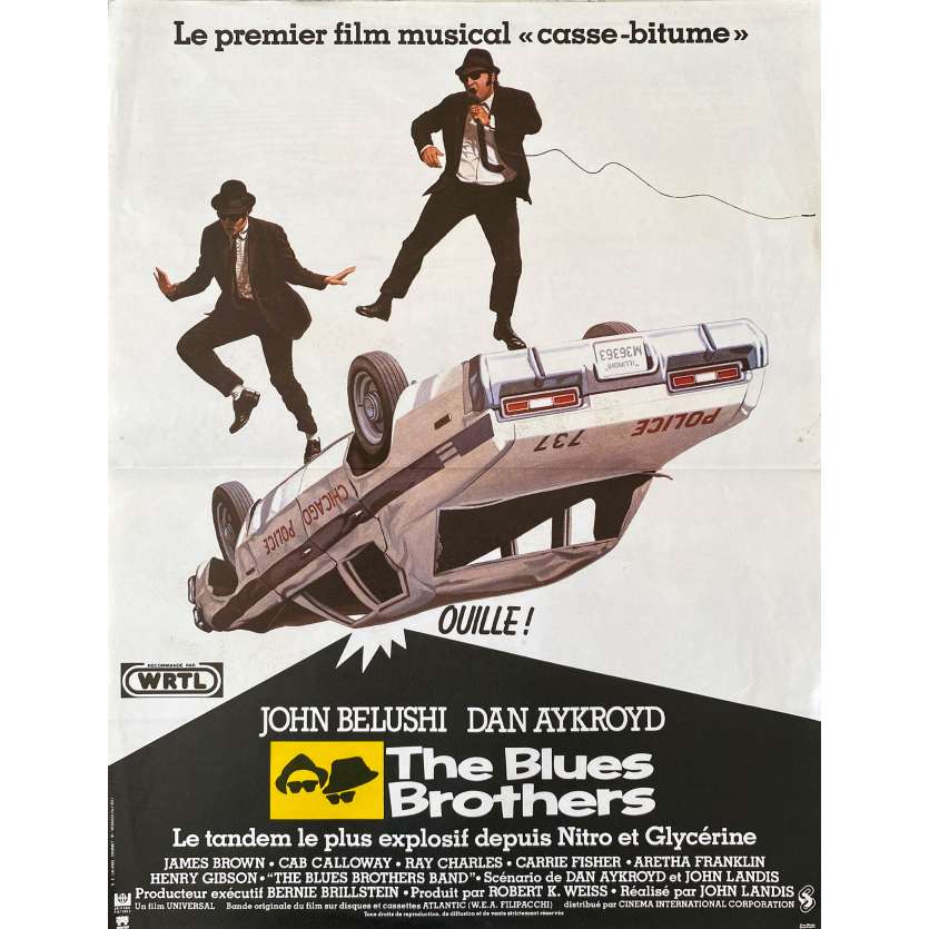THE BLUES BROTHERS Original Movie Poster- 15x21 in. - 1981 - John Landis, John Belushi