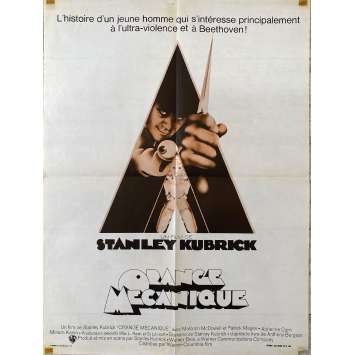 CLOCKWORK ORANGE Original Movie Poster- 23x32 in. - 1971 - Stanley Kubrick, Malcom McDowell