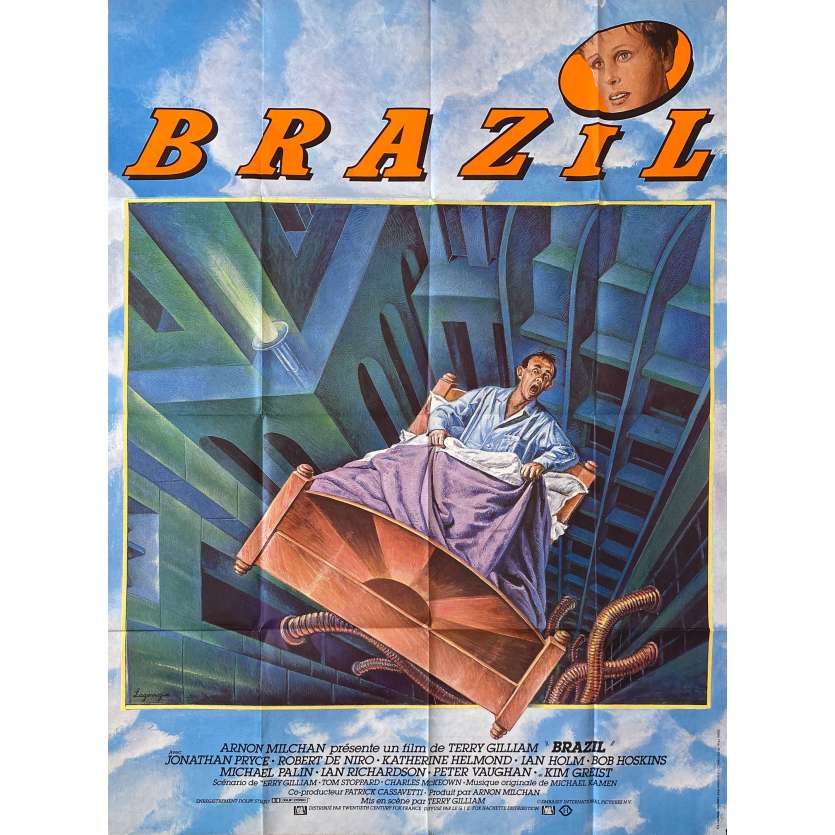 BRAZIL Affiche de film- 120x160 cm. - 1985 - Jonathan Pryce, Terry Gilliam