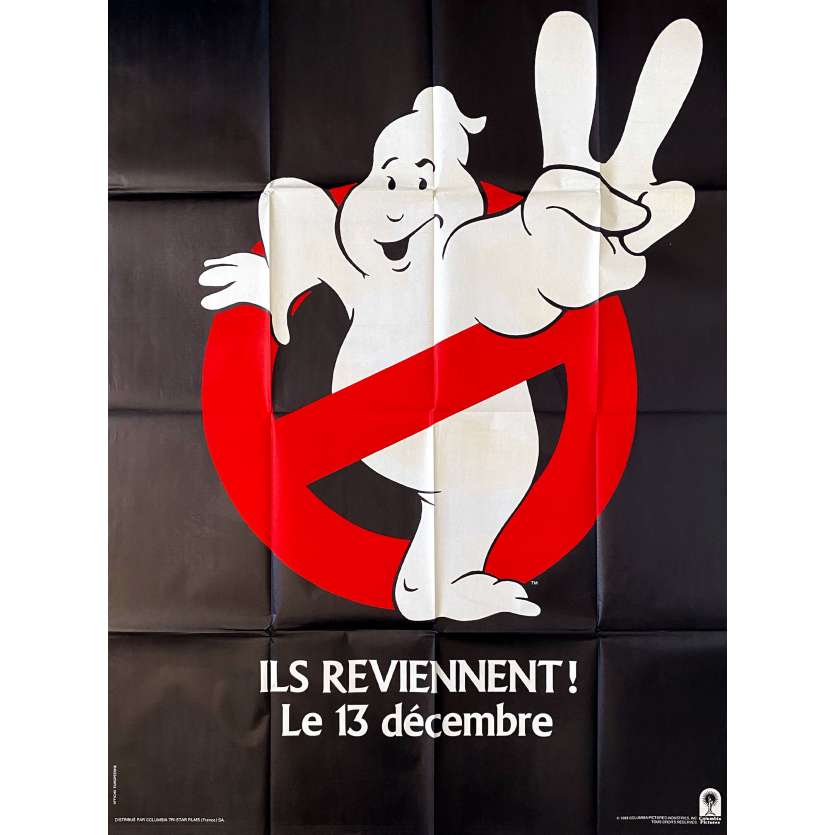 GHOSTBUSTERS II Original Movie Poster Advance - 47x63 in. - 1989 - Ivan Reitman, Bill Murray