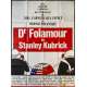 DOCTEUR FOLAMOUR Affiche de film- 120x160 cm. - 1964/R1970 - Peter Sellers, Stanley Kubrick