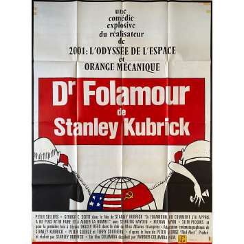 DOCTEUR FOLAMOUR Affiche de film- 120x160 cm. - 1964/R1970 - Peter Sellers, Stanley Kubrick