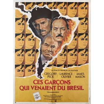 CES GARÇONS QUI VENAIENT DU BRESIL Affiche de film- 60x80 cm. - 1978 - Gregory Peck, Franklin J. Schaffner