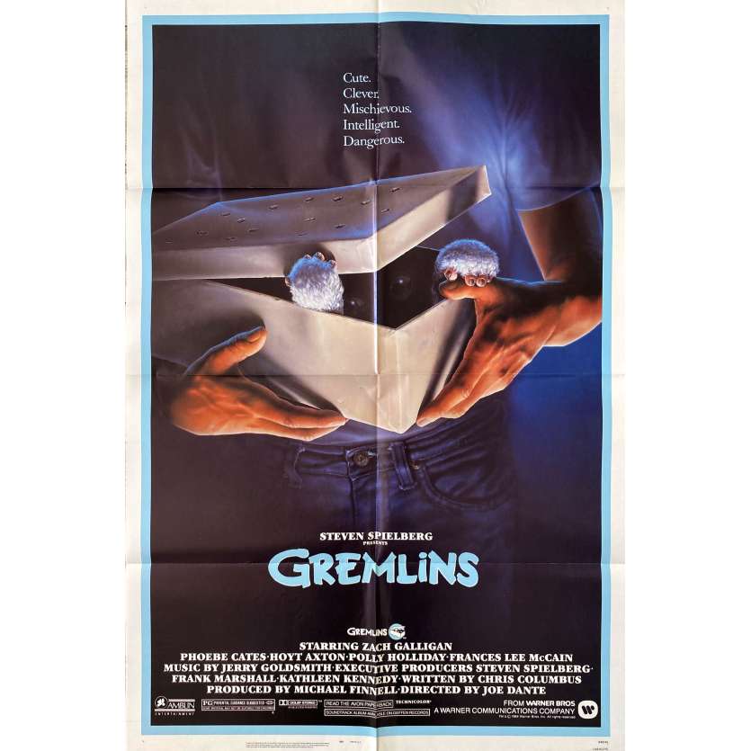 GREMLINS Affiche de film Def. - 69x104 cm. - 1984 - Zach Galligan, Joe Dante