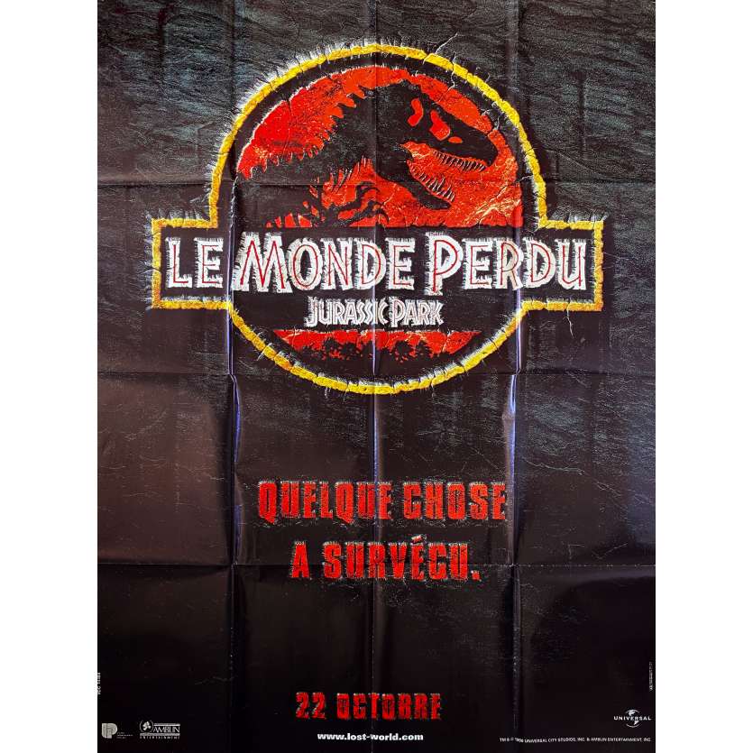 JURASSIC PARK 2 LE MONDE PERDU Affiche de film Prev. - 120x160 cm. - 1997 - Jeff Goldblum, Steven Spielberg