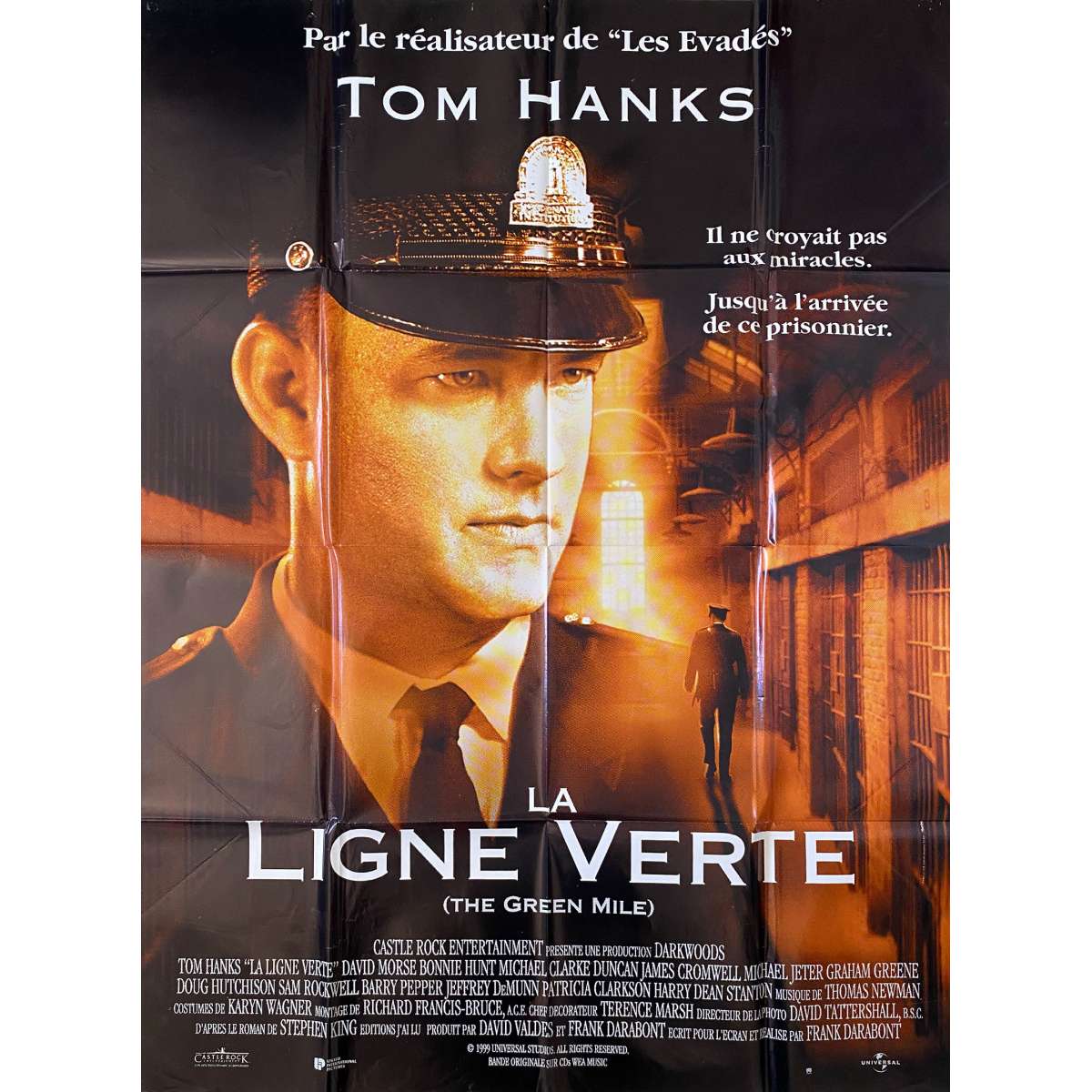 Affiche de cinéma française de LA LIGNE VERTE 120x160 cm.