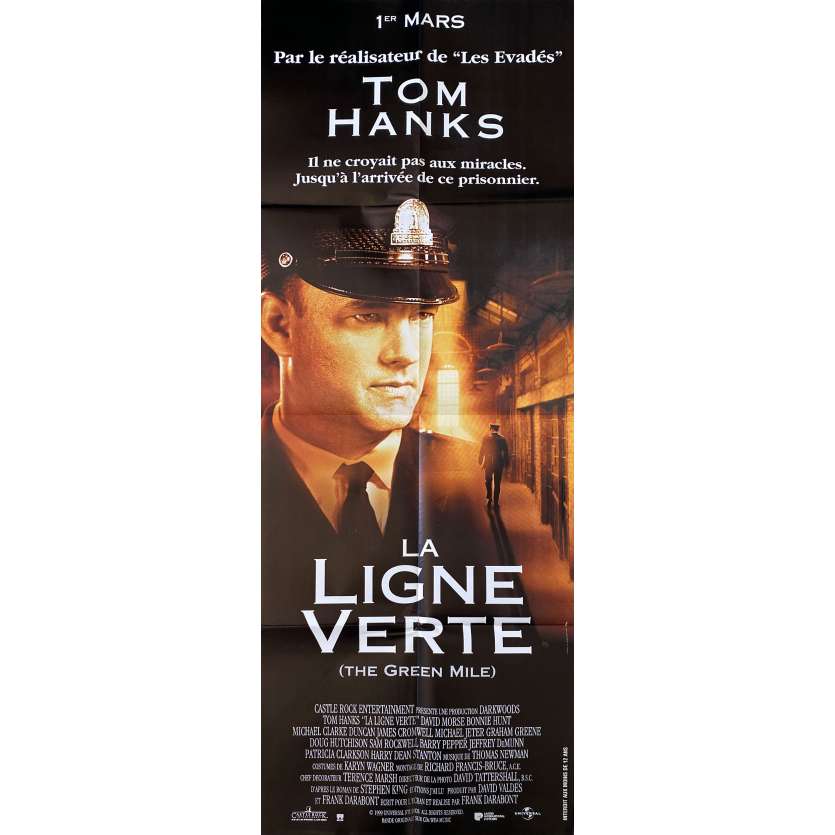 Affiche de cinéma française de LA LIGNE VERTE 60x160 cm.