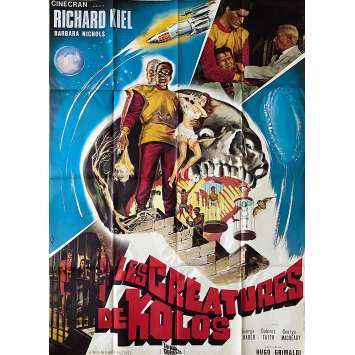 THE HUMAN DUPLICATORS Original Movie Poster- 47x63 in. - 1965 - Hugo Grimaldi, Richard Kiel