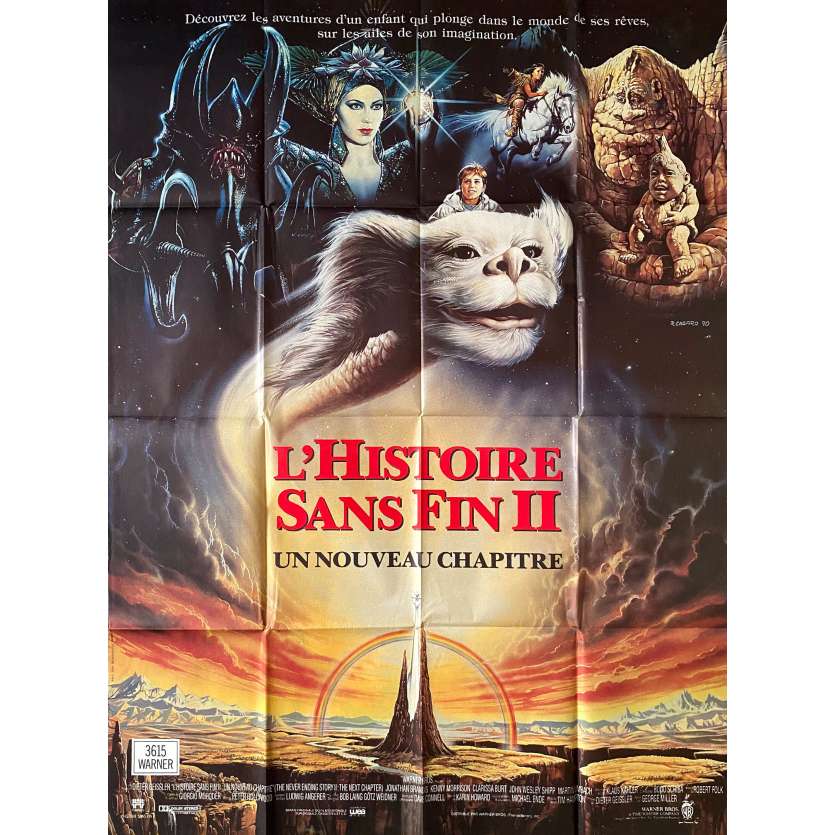 THE NEVERENDING STORY II Original Movie Poster- 47x63 in. - 1990 - George Miller, Jonathan Brandis