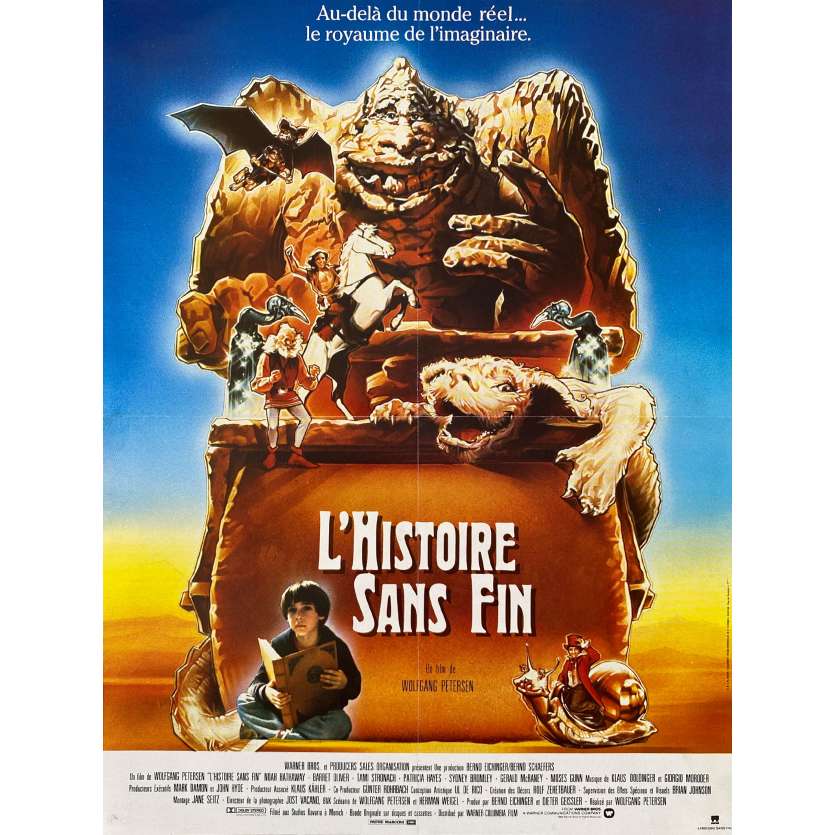 L'HISTOIRE SANS FIN Affiche de film- 40x54 cm. - 1984 - Barret Oliver, Wolfgang Petersen