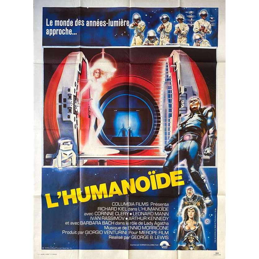 L'HUMANOIDE Affiche de film- 120x160 cm. - 1979 - Richard Kiel, Aldo Lado
