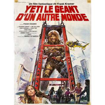 YETI GIANT OF THE 20TH CENTURY Original Movie Poster- 15x21 in. - 1977 - Gianfranco Parolini, Antonella Interlenghi