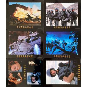 STARSHIP TROOPERS Original Lobby Cards x7 - 11x14 in. - 1997 - Paul Verhoeven, Denise Richard
