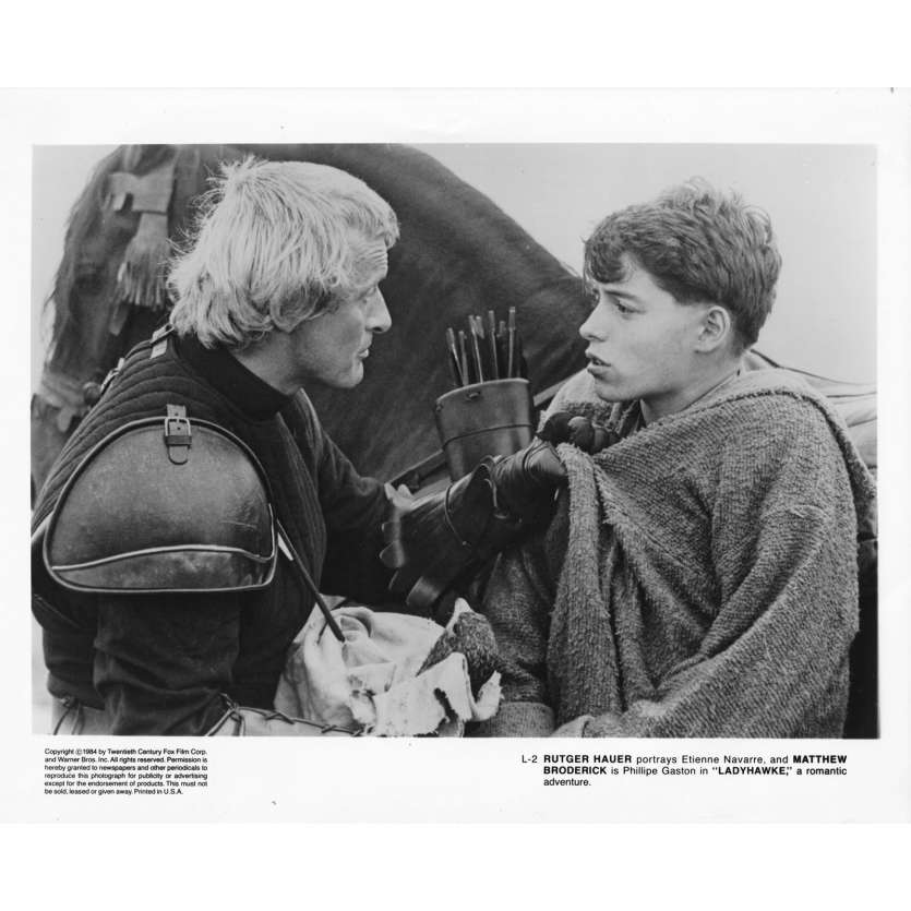 LADYHAWKE Photo de presse N01 - 20x25 cm. - 1985 - Michelle Pfeiffer, Richard Donner