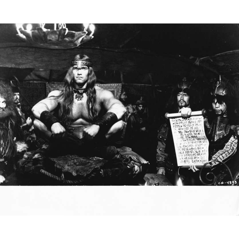 CONAN LE BARBARE Photo de presse CG-4893 - 20x25 cm. - 1982 - Arnold Schwarzenegger, John Milius