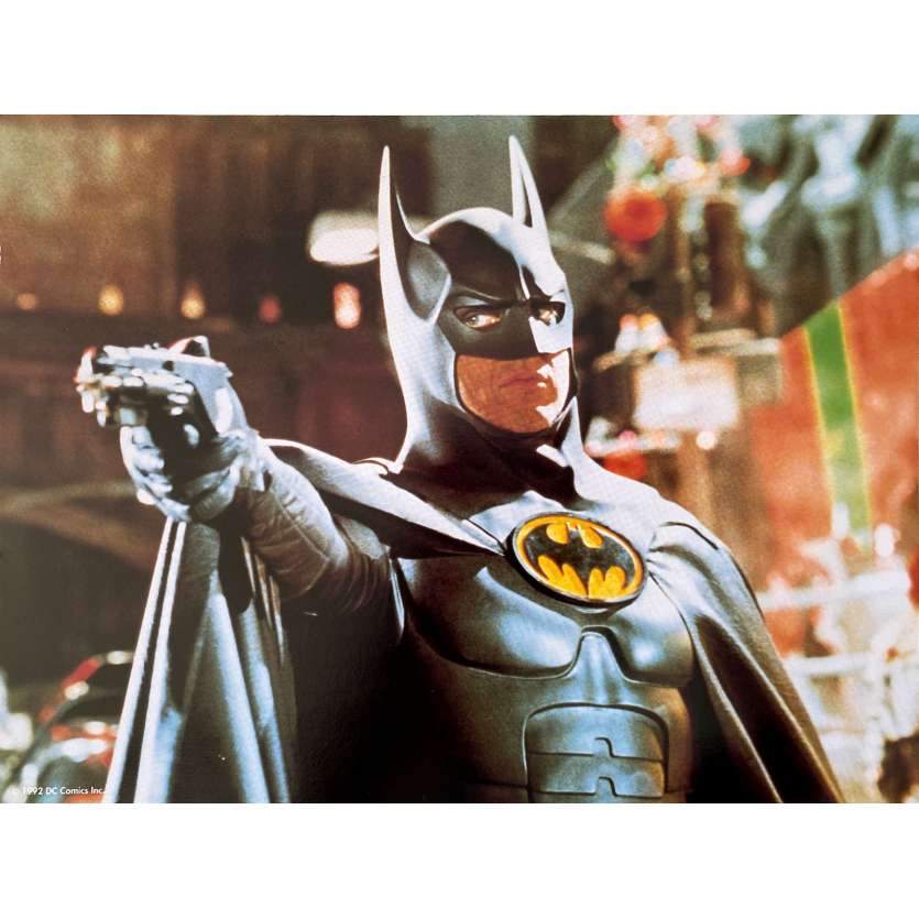 BATMAN RETURNS Original Lobby Card DC-1 - 11x14 in. - 1992 - Tim Burton, Michael Keaton