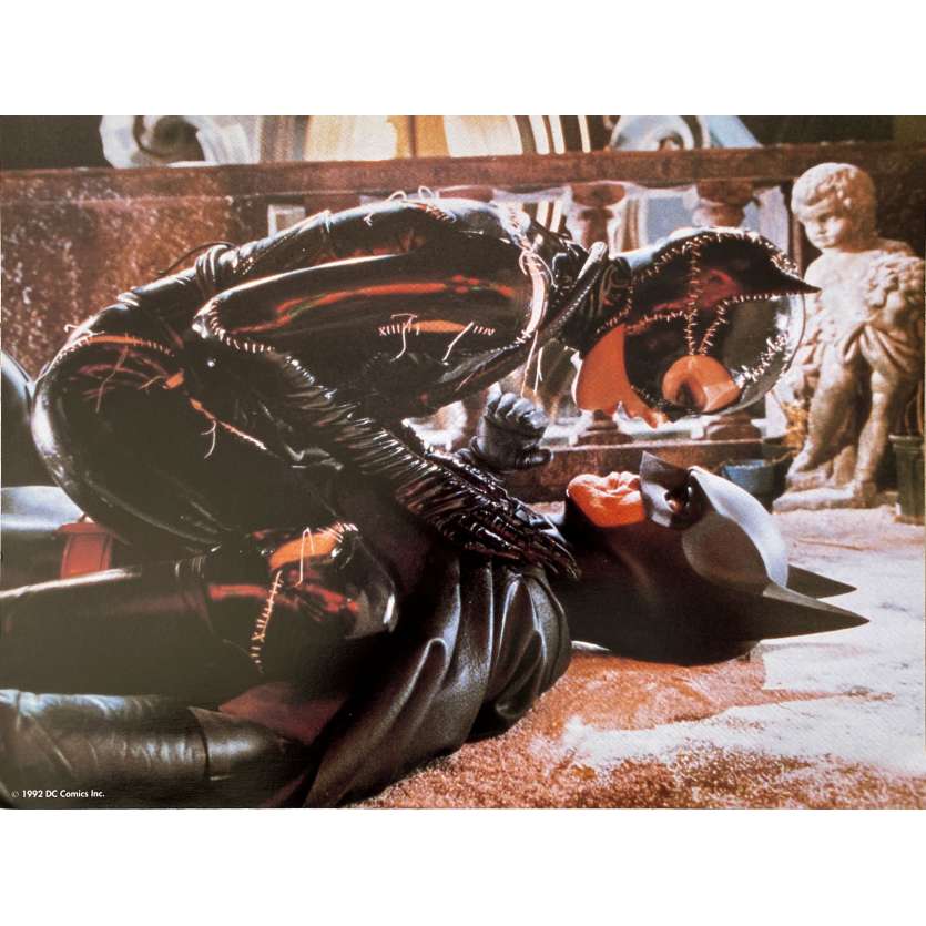 BATMAN RETURNS Original Lobby Card DC-2 - 11x14 in. - 1992 - Tim Burton, Michael Keaton