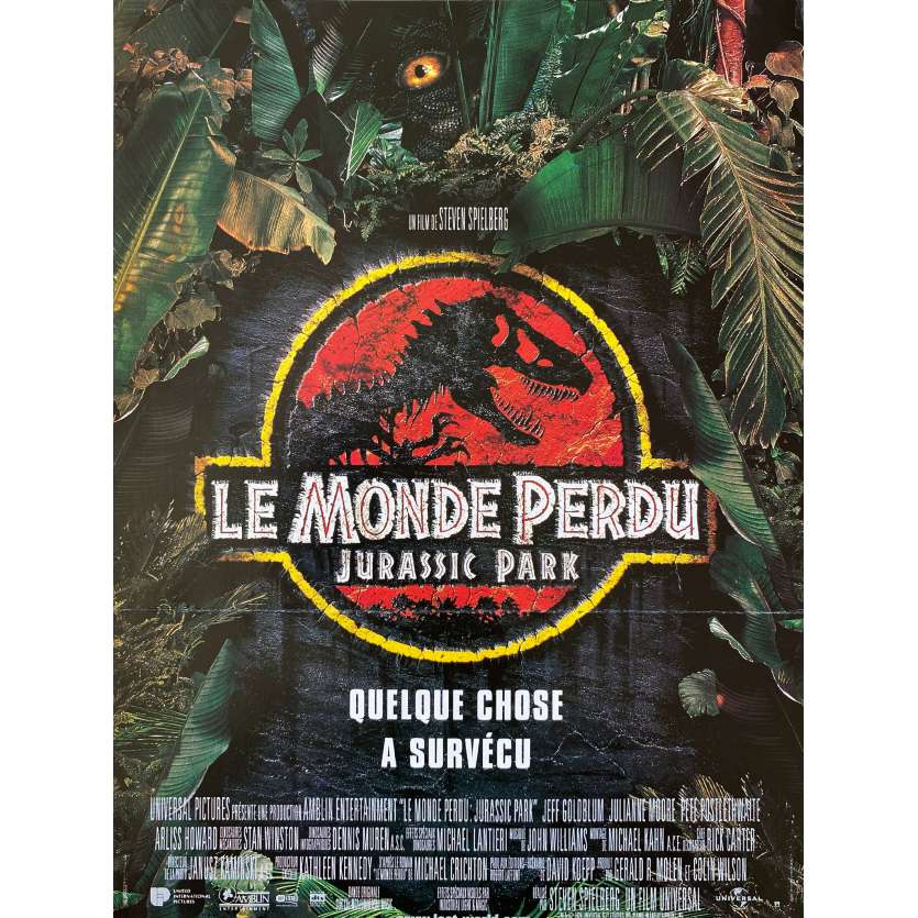 JURASSIC PARK 2 THE LOST WORLD Original Herald- 9x12 in. - 1997 - Steven Spielberg, Jeff Goldblum