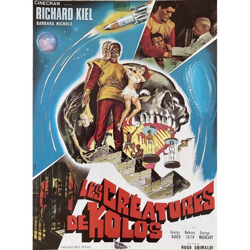 LES CREATURES DE KOLOS Synopsis- 21x30 cm. - 1965 - Richard Kiel, Hugo Grimaldi