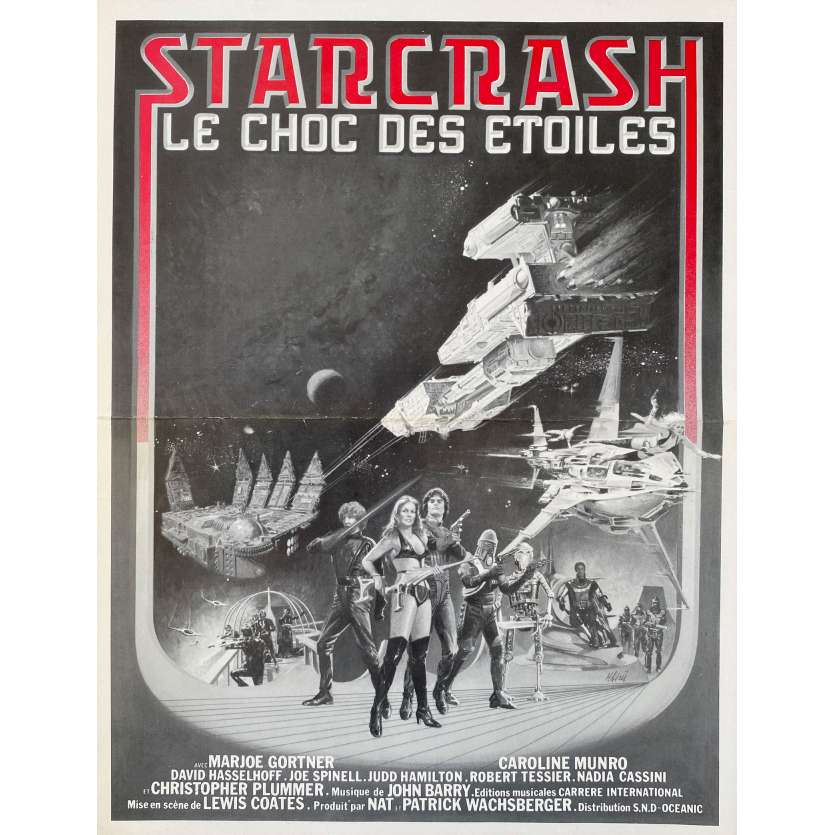 STARCRASH Original Herald- 9x12 in. - 1978 - Luigi Cozzi, Caroline Munro