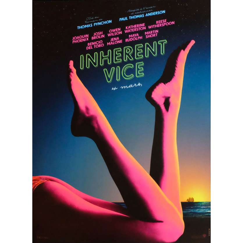 INHERENT VICE French Movie Poster15x21 - 2015 - Paul Thomas Anderson, Jena Malone