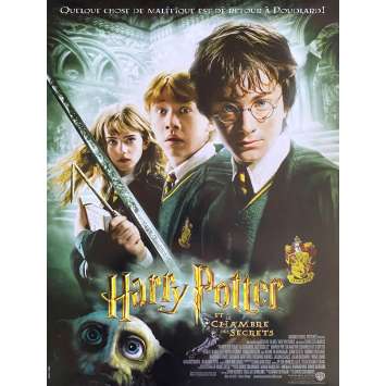 HARRY POTTER ET LA CHAMBRE DES SECRETS Affiche de film- 40x60 cm. - 2002 - Daniel Radcliffe, Chris Colombus