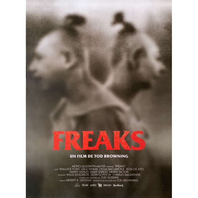 FREAKS Affiche de cinéma- 40x60 cm. - R2010 - Wallace Ford, Tod Browning