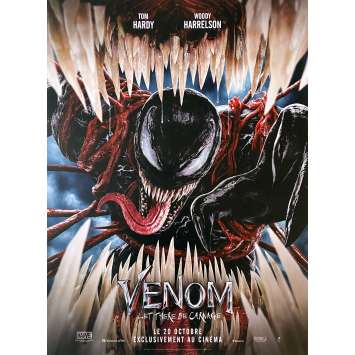 VENOM LET THERE BE CARNAGE Original Movie Poster- 15x21 in. - 2021 - Andy Serkis, Tom Hardy, Woody Harrelson