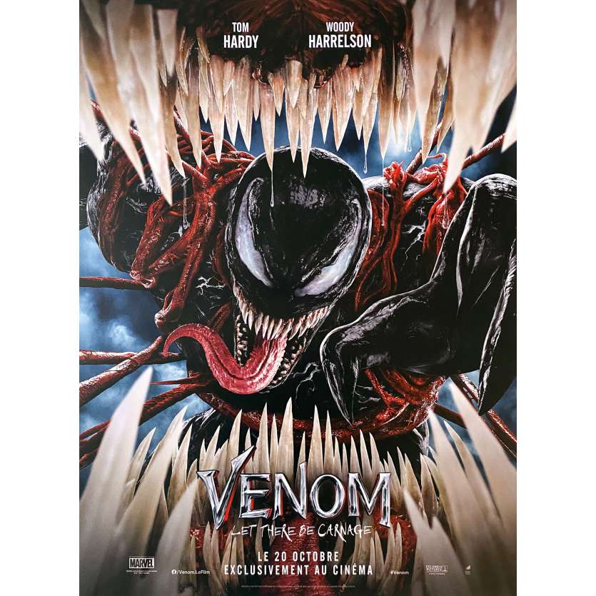 VENOM 2 Affiche de cinéma Prev.- 40x54 cm. - 2021 - Tom Hardy, Woody Harrelson, Andy Serkis