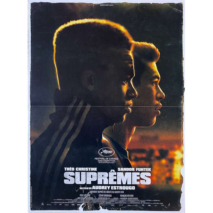 SUPREMES Original Movie Poster- 15x21 in. - 2021 - Audrey Estrougo, Théo Christine