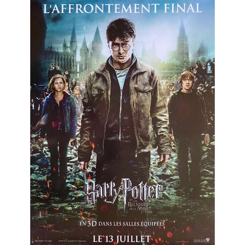 HARRY POTTER ET LES RELIQUES DE LA MORT 2 Affiche de cinéma- 40x54 cm. - 2011 - Daniel Radcliffe, David Yates