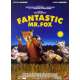 FANTASTIC MR. FOX Affiche de cinéma- 40x54 cm. - 2009 - George Clooney, Wes Anderson