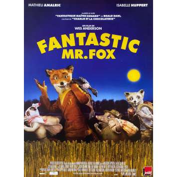 FANTASTIC MR. FOX Affiche de cinéma- 40x54 cm. - 2009 - George Clooney, Wes Anderson