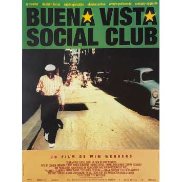 BUENA VISTA SOCIAL CLUB Affiche de cinéma- 40x54 cm. - 1999 - Compay Segundo, Ibrahim Ferrer, Wim Wenders