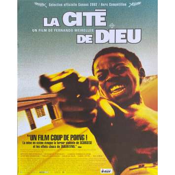 LA CITE DE DIEU Affiche de cinéma- 40x54 cm. - 2002 - Alexandre Rodrigues, Fernando Meirelles