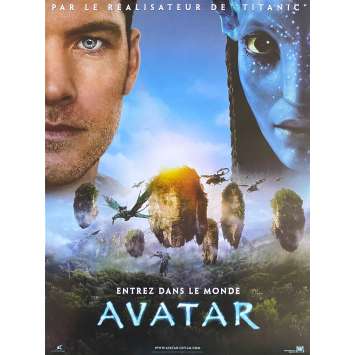 AVATAR Affiche de cinéma- 40x54 cm. - 2009 - Sam Worthington, James Cameron AVATAR Affiche de cinéma- 40x54 cm. - 2009 - Sam Worthington, James Cameron