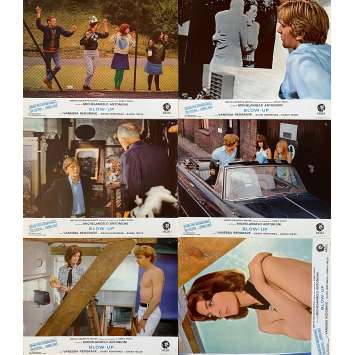 BLOW UP Photos de film Jeu B - x6 - 21x30 cm. - 1968/R1970 - David Hemmings, Michelangelo Antonioni