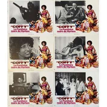 COFFY LA PANTHERE NOIRE Photos de film Jeu B - x6 - 21x30 cm. - 1973 - Pam Grier, Jack Hill