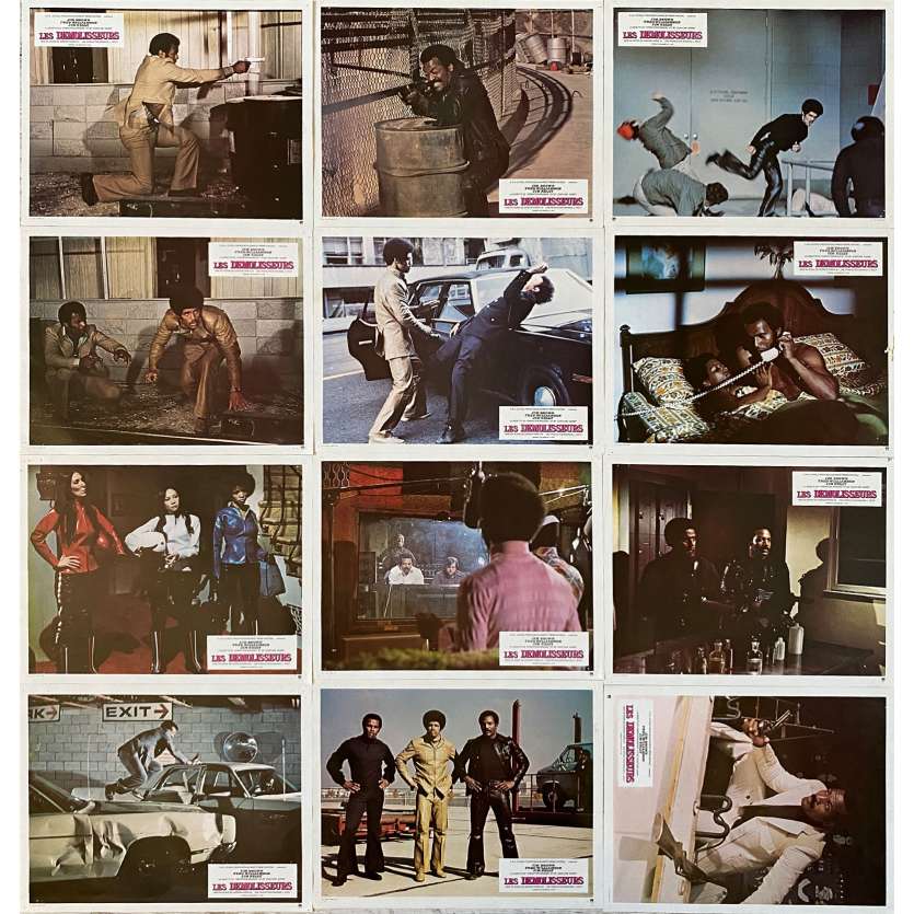 LES DEMOLISSEURS Photos de film x12 - 21x30 cm. - 1974 - Jim Brown, Fred Williamson, Gordon Parks Jr.