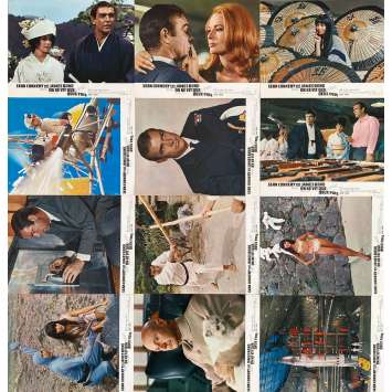 YOU ONLY LIVE TWICE Original Lobby Cards x12 - 9x12 in. - 1967 - Lewis Gilbert, Sean Connery YOU ONLY LIVE TWICE Original Lobby Cards x12 - 9x12 in. - 1967 - Lewis Gilbert, Sean Connery