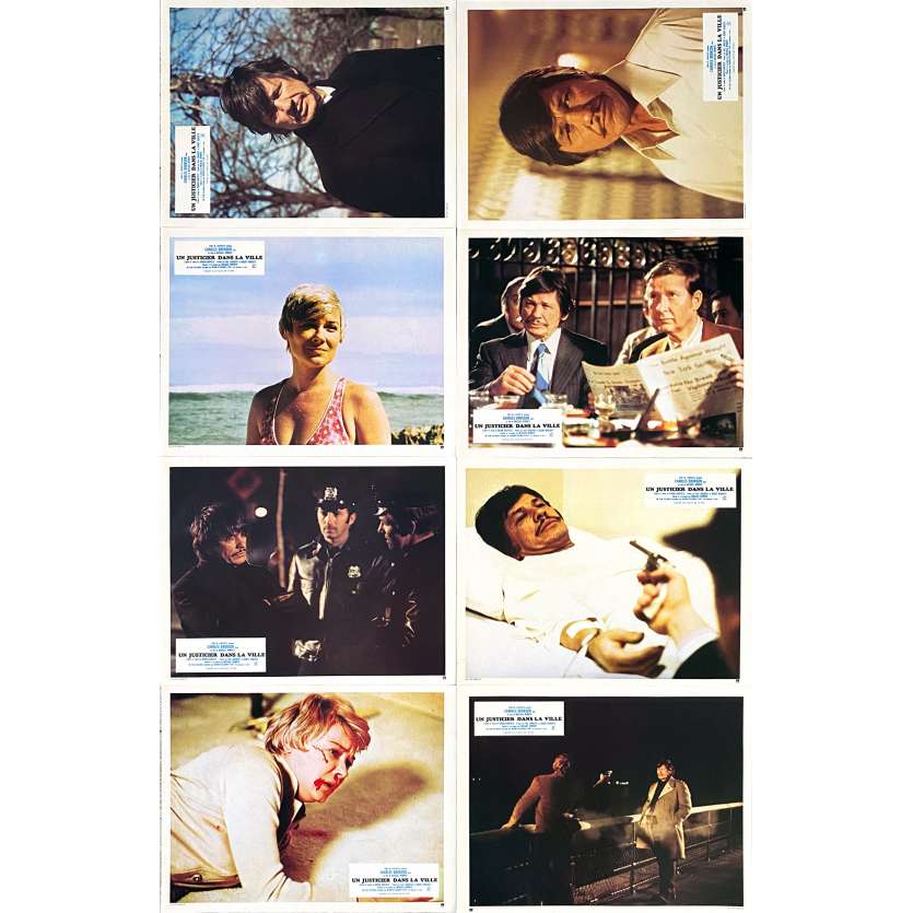 DEATH WISH Original Lobby Cards Set A - x8 - 9x12 in. - 1974 - Michael Winner, Charles Bronson