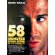 58 MINUTES POUR VIVRE Synopsis- 18x24 cm. - 1990 - Bruce Willis, Renny Harlin