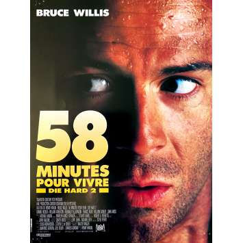 58 MINUTES POUR VIVRE Synopsis- 18x24 cm. - 1990 - Bruce Willis, Renny Harlin