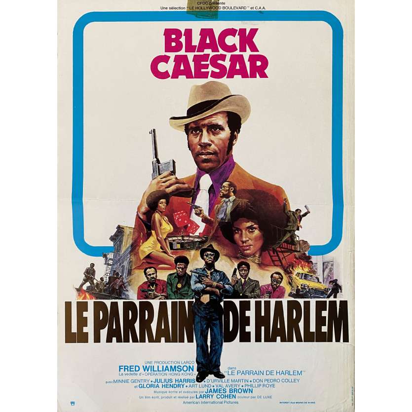 BLACK CAESAR LE PARRAIN DE HARLEM Synopsis- 21x30 cm. - 1973 - Fred Williamson, Larry Cohen